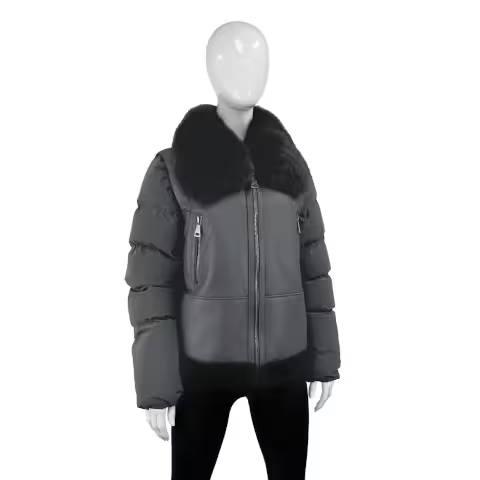 Mitchie's Matchings Shearling Puffer Jacket