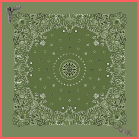 Mont Kiji Chantilly Silk Scarf