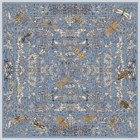 Mont Kiji Demoiselle Silk Scarf
