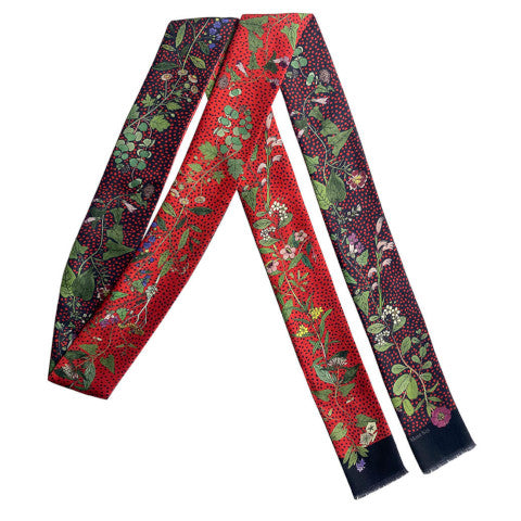 Mont Kiji Long Silk Scarf