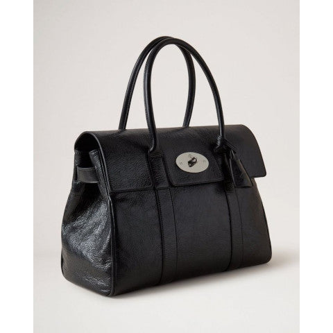 Mulberry Bayswater in High Shine Black