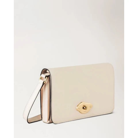 Mulberry Lana Wallet on Strap in Egg Shell