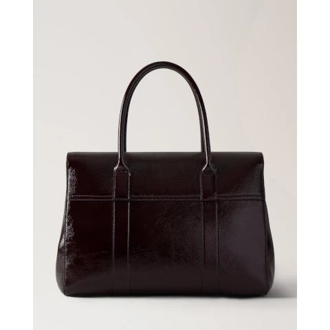 Mulberry Bayswater in Aubergine Patent