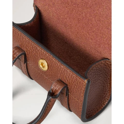 Mulberry Mini Bayswater Bag Charm in Oak