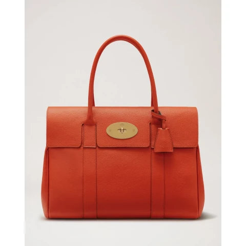 Mulberry Bayswater Small Classic Grain in Coral
