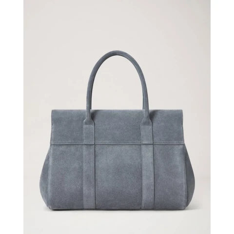 Mulberry Heritage Bayswater in Foggy Grey Suede