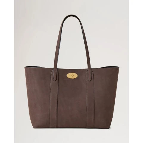 Mulberry Bayswater Tote in Ebony Nubuck