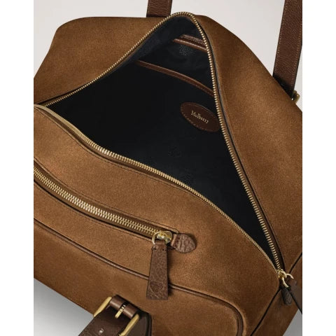 Mulberry Boston in Vintage Oak Suede