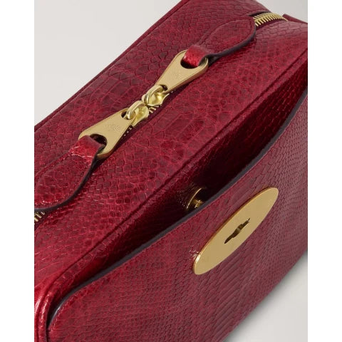 Mulberry Darley Camera Bag in Snake Print