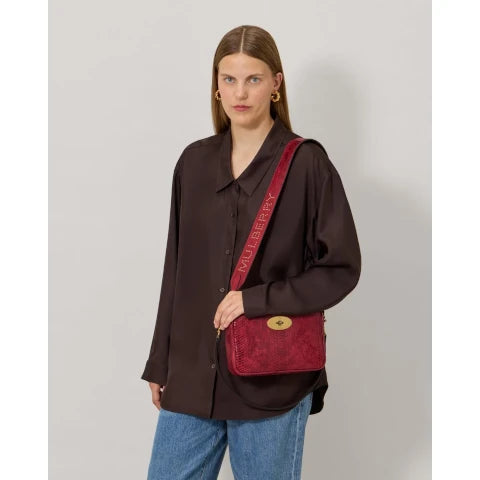 Mulberry Darley Camera Bag in Snake Print