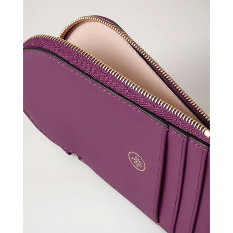 Mulberry Cardholder Keyring in Orchid