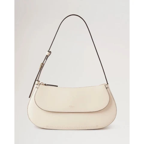 Mulberry Clovelly Shoulder Bag in Eggshell