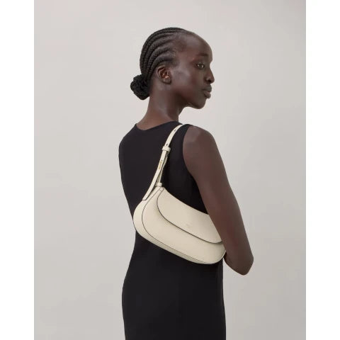 Mulberry Clovelly Shoulder Bag in Eggshell