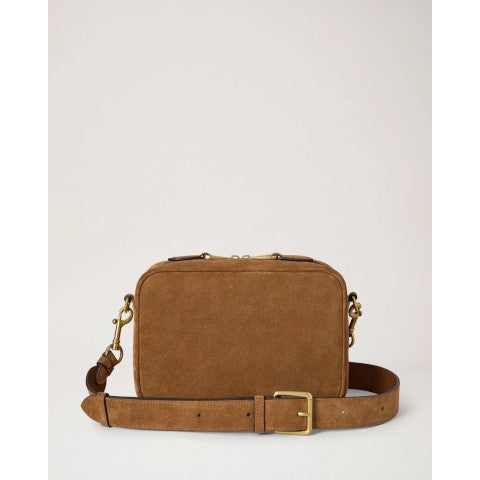 Mulberry Darley Camera Bag in Vintage Oak Suede