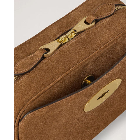 Mulberry Darley Camera Bag in Vintage Oak Suede