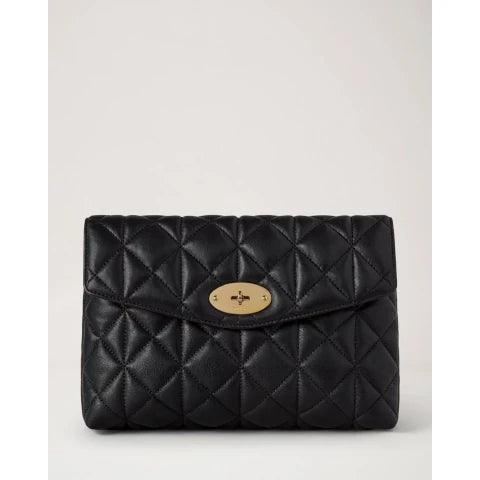 Mulberry Large Darley Pouch in Quilted Nappa