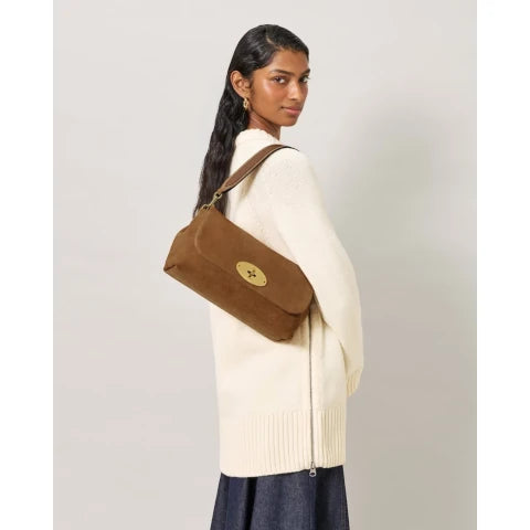 Mulberry Delilah in Vintage Oak Suede