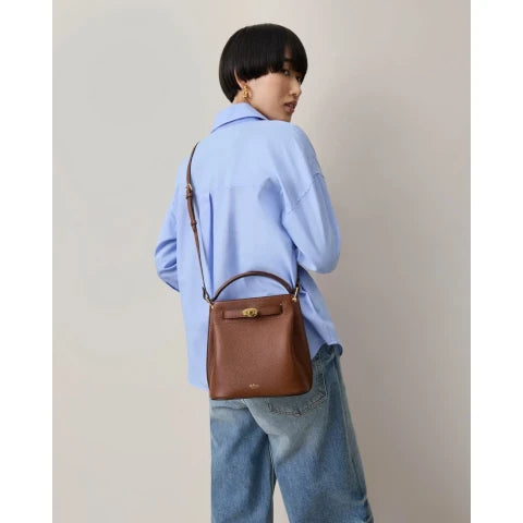 Mulberry Islington Bucket Bag in Two Tone Oak