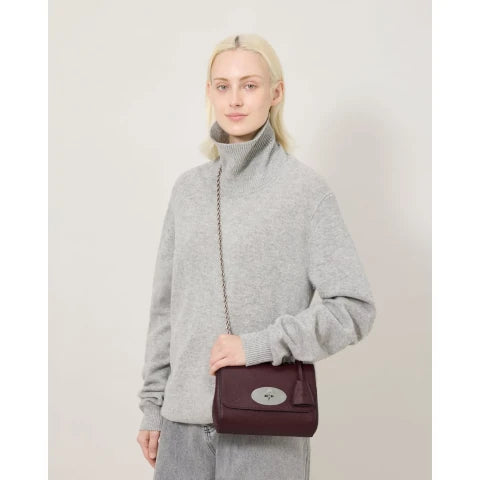 Mulberry Small Lily in Black Cherry