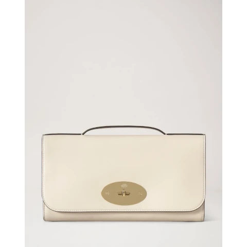 Mulberry Lily Clutch Buttery Nappa Eggshell