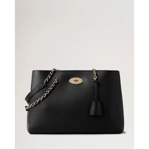 Mulberry Lily Chain Tote in Black