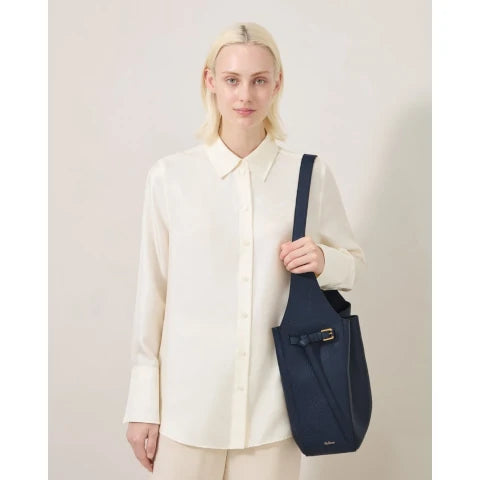 Mulberry Lyra Bucket Bag in Night Sky