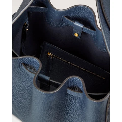 Mulberry Lyra Bucket Bag in Night Sky