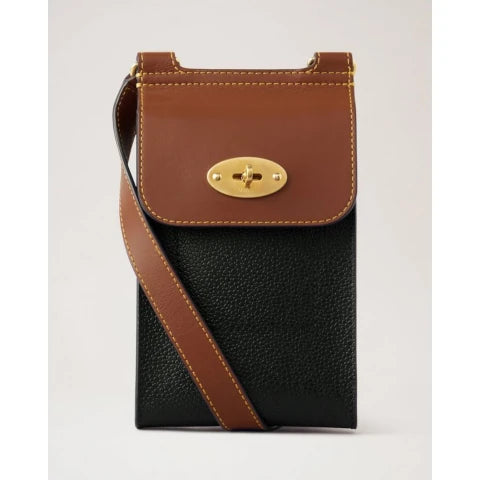 Mulberry Mini Antony Black/Cognac