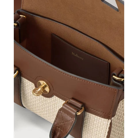 Mulberry Mini Bayswater in Raffia