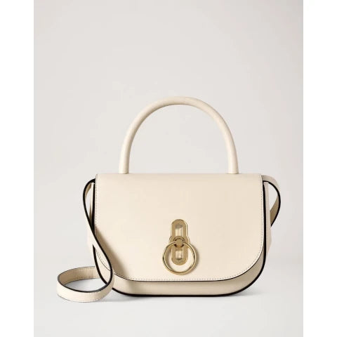 Mulberry Small Amberley Top Handle Eggshell