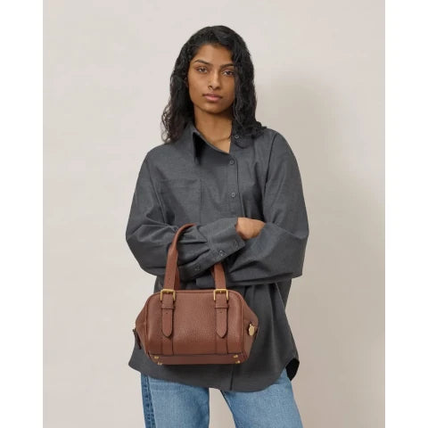 Mulberry Small Boston in Bright Oak