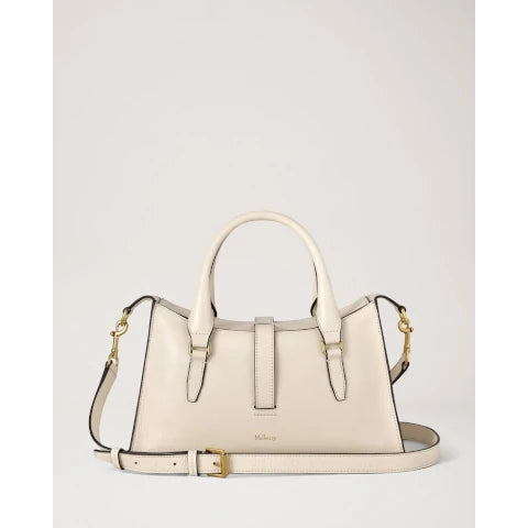 Mulberry Small Roxanne in High Shine Eggshell