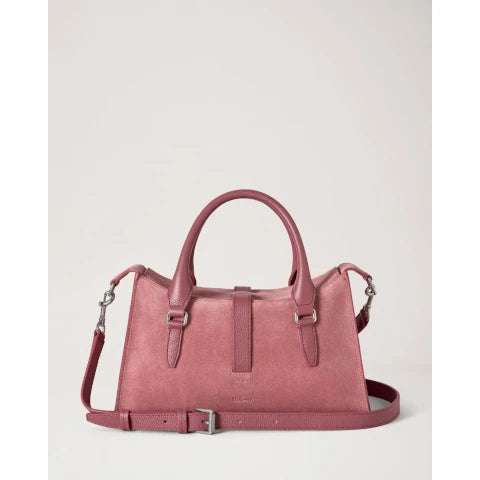 Mulberry Small Roxanne in Pink Scrumpy Suede