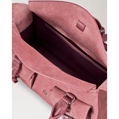 Mulberry Small Roxanne in Pink Scrumpy Suede