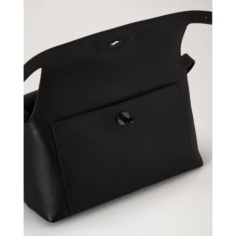 Mulberry Small Stevie Top Handle in Black