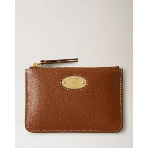 Mulberry Small Oak Zip Coin Pouch