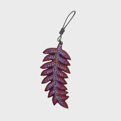 My Bob Fern Leaf Bag Charm