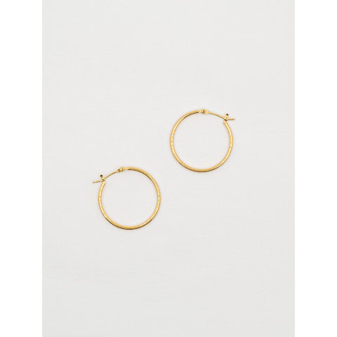 Nach Gold Hoop Earrings