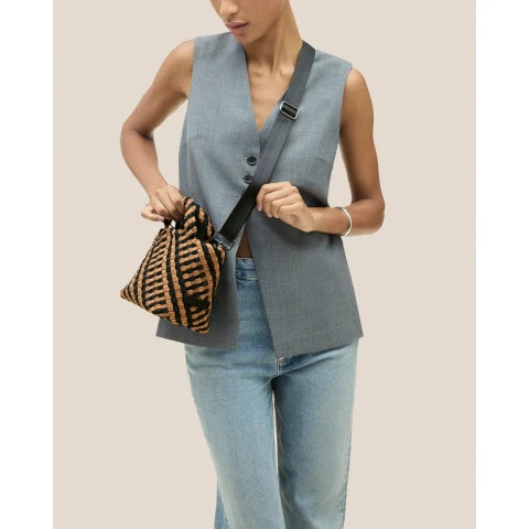 Naghedi St. Barths Petit Tote Striped