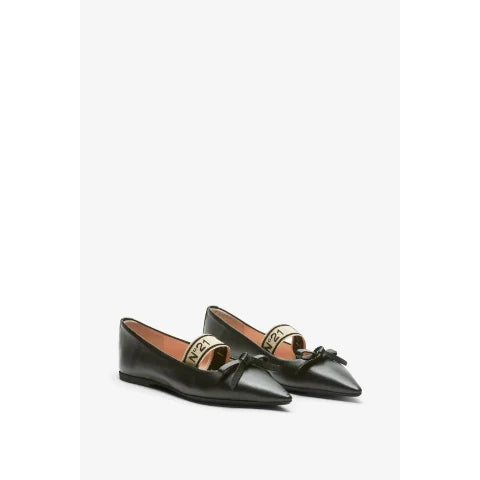 N21 Ballet Flat with Strap