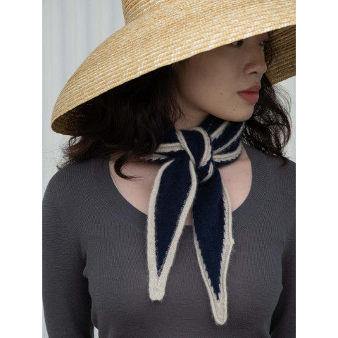 Oats & Rice Austen Spindle-Shaped Cashmere Scarf