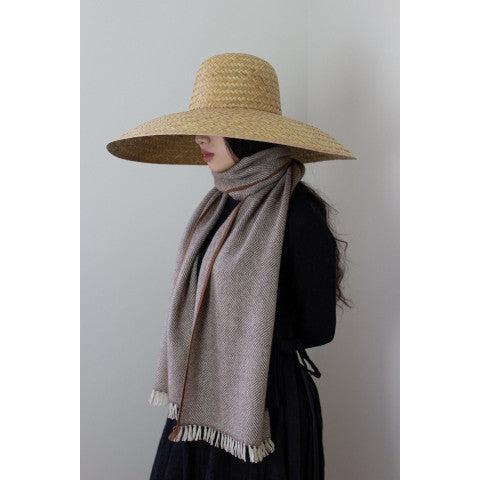 Oats & Rice Wanderer Herringbone Scarf