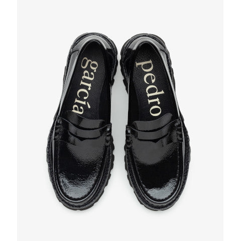 Pedro Garcia Black Patent Leather Loafer – Pumpz & Company