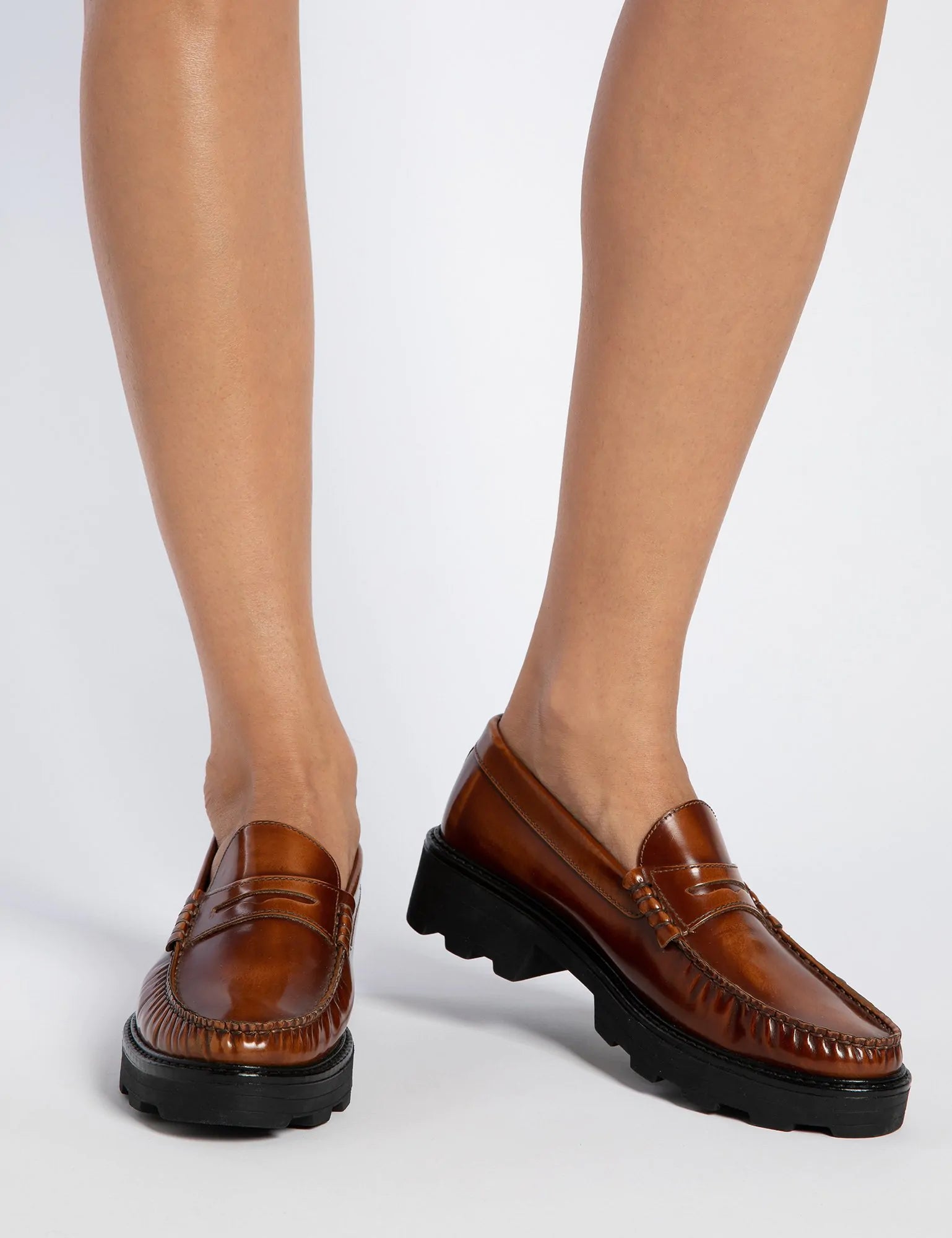 Penelope Chilvers Idler Forentic Brown Loafer