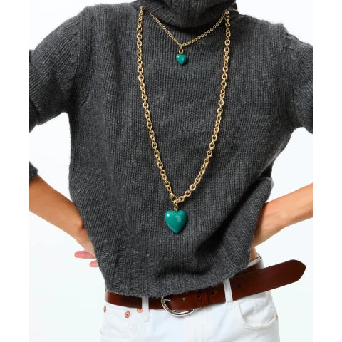 Roxanne Assoulin The Big Puffy Heart Charm Necklace