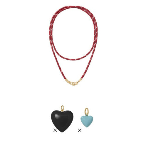 Roxanne Assoulin The Long Happy Cord Charm Necklace