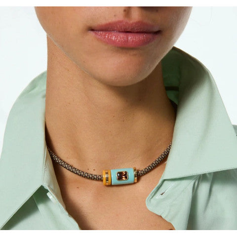 Roxanne Assoulin Cylinder Cord Necklace