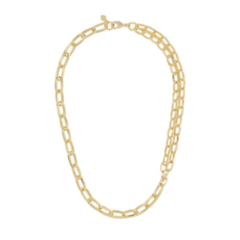Roxanne Assoulin Paperclip Double Chain Necklace