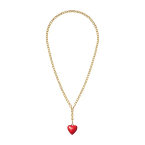 Roxanne Assoulin Mini Puffy Heart Necklace
