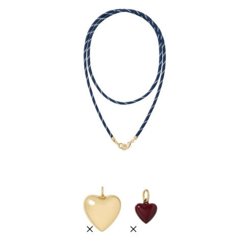 Roxanne Assoulin The Long Happy Cord Charm Necklace